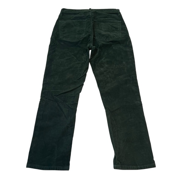 GAP Vintage Slim High Rise Green Corduroy Pants 27/4 Petite - Picture 6 of 7